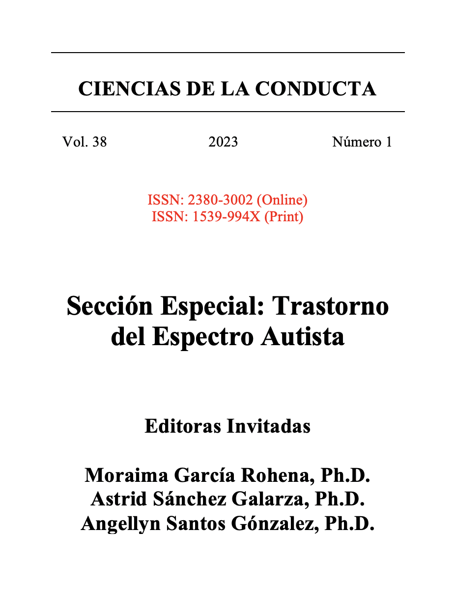 					Ver Vol. 38 Núm. 1 (2023): Sección Especial: Trastorno del Espectro Autista
				